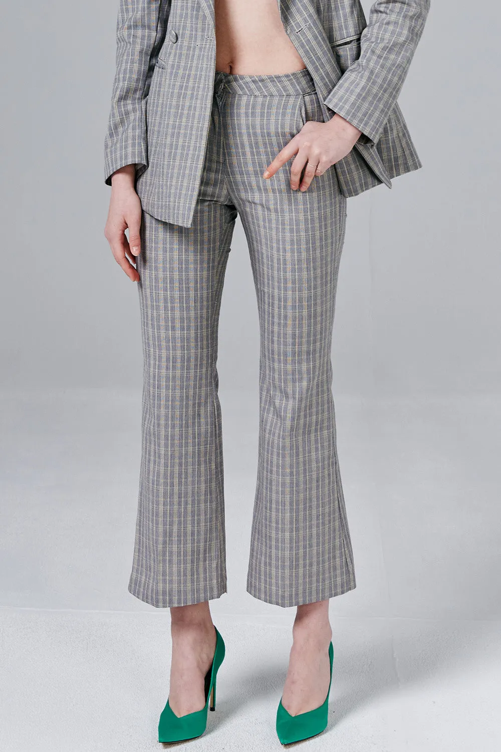 Blake Glen Plaid Flare Pants