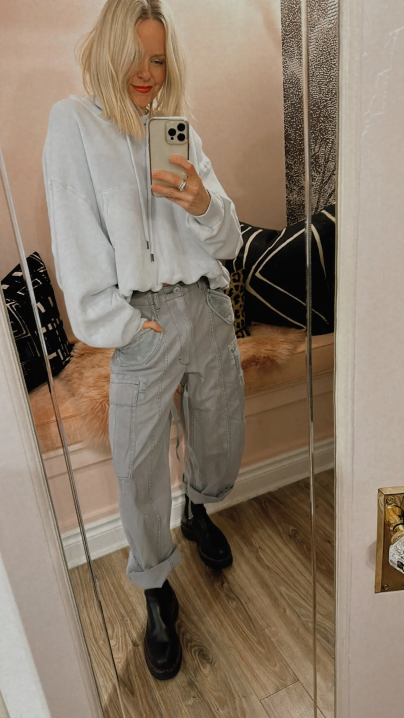 'Cropped Cargo' Pant