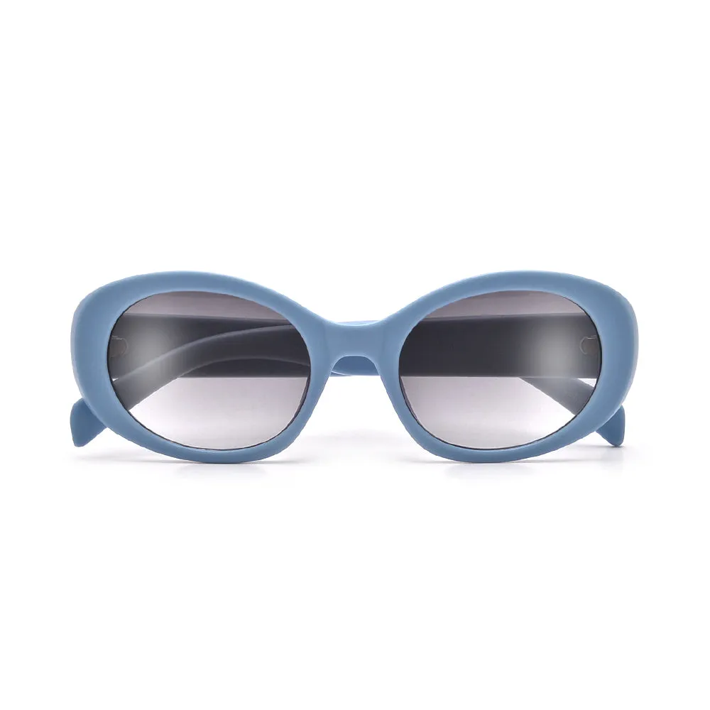 FASHION CHIC OVAL CAT EYE SUNGLASSES