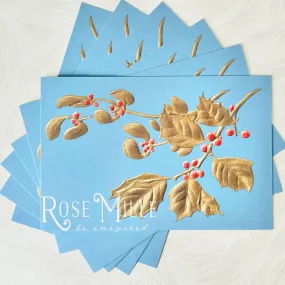 Holly Branch - Layering PostCards