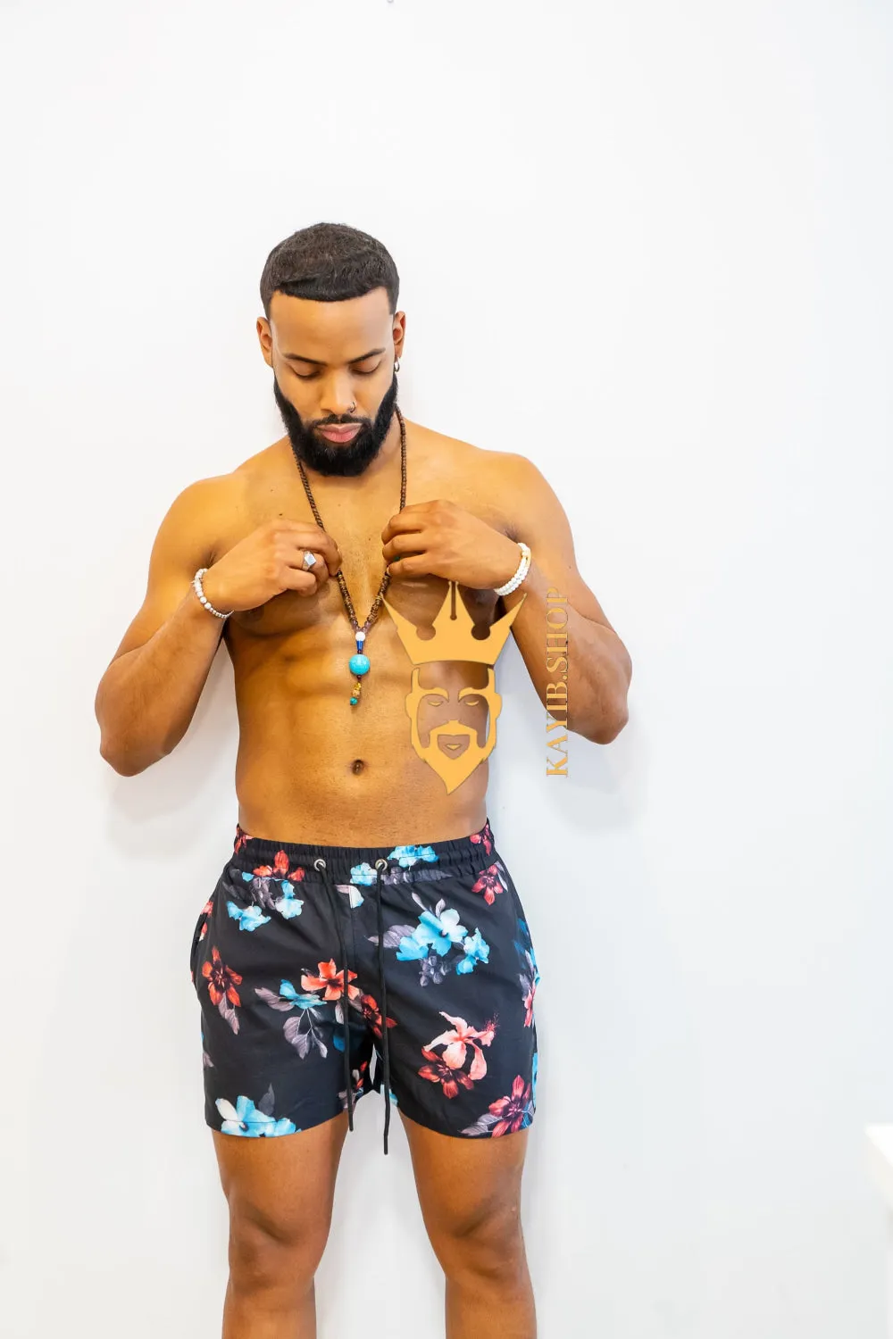 Kayib Floral Shorts - Make a Statement at the Beach with Trendsetting Style and Unmatched Comfort