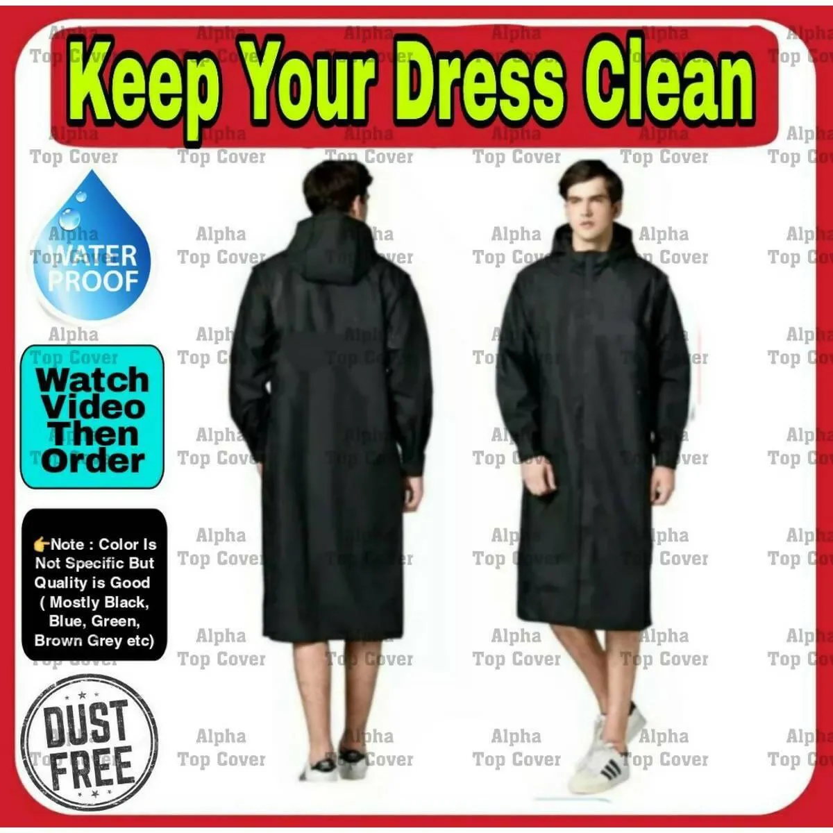 Lite Waterproof Rain Coat