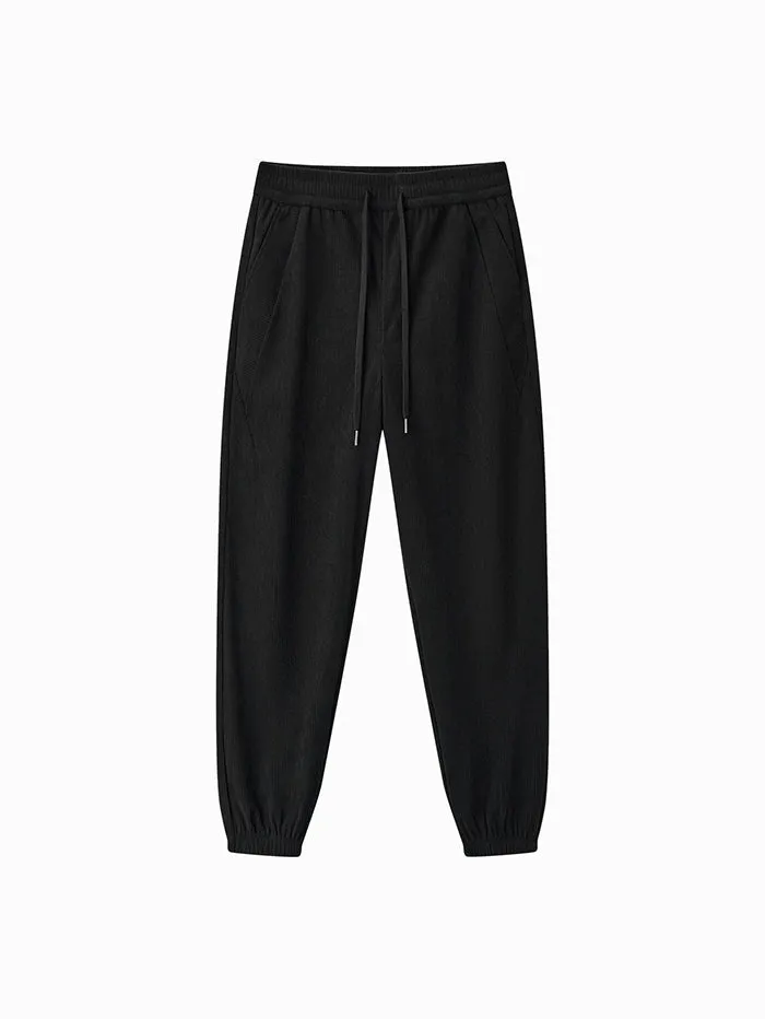 Men's Solid Colored Ribbed Curdoroy Pants
