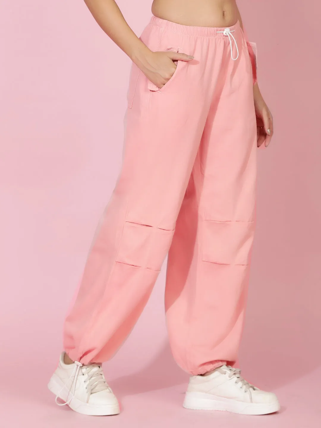 Pink Relaxed Fit joggers