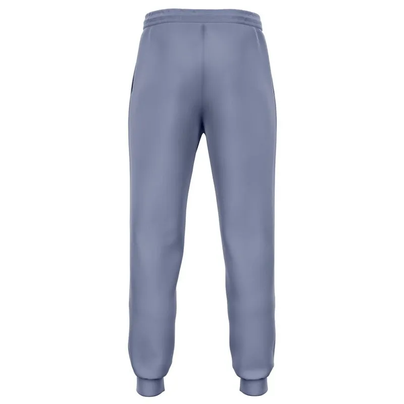 Shaded Pale Pastel Blue Gray Joggers | Unisex | with PLUS sizes | C30M22Y0K30