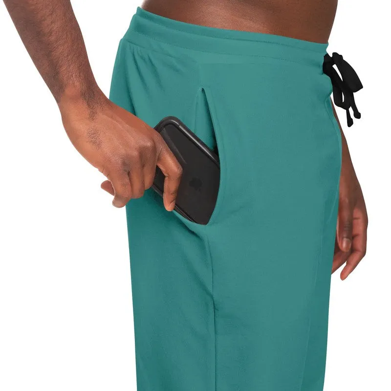 Shaded Pastel Blue-Green Joggers | Unisex | with PLUS sizes | C60M0Y30K30
