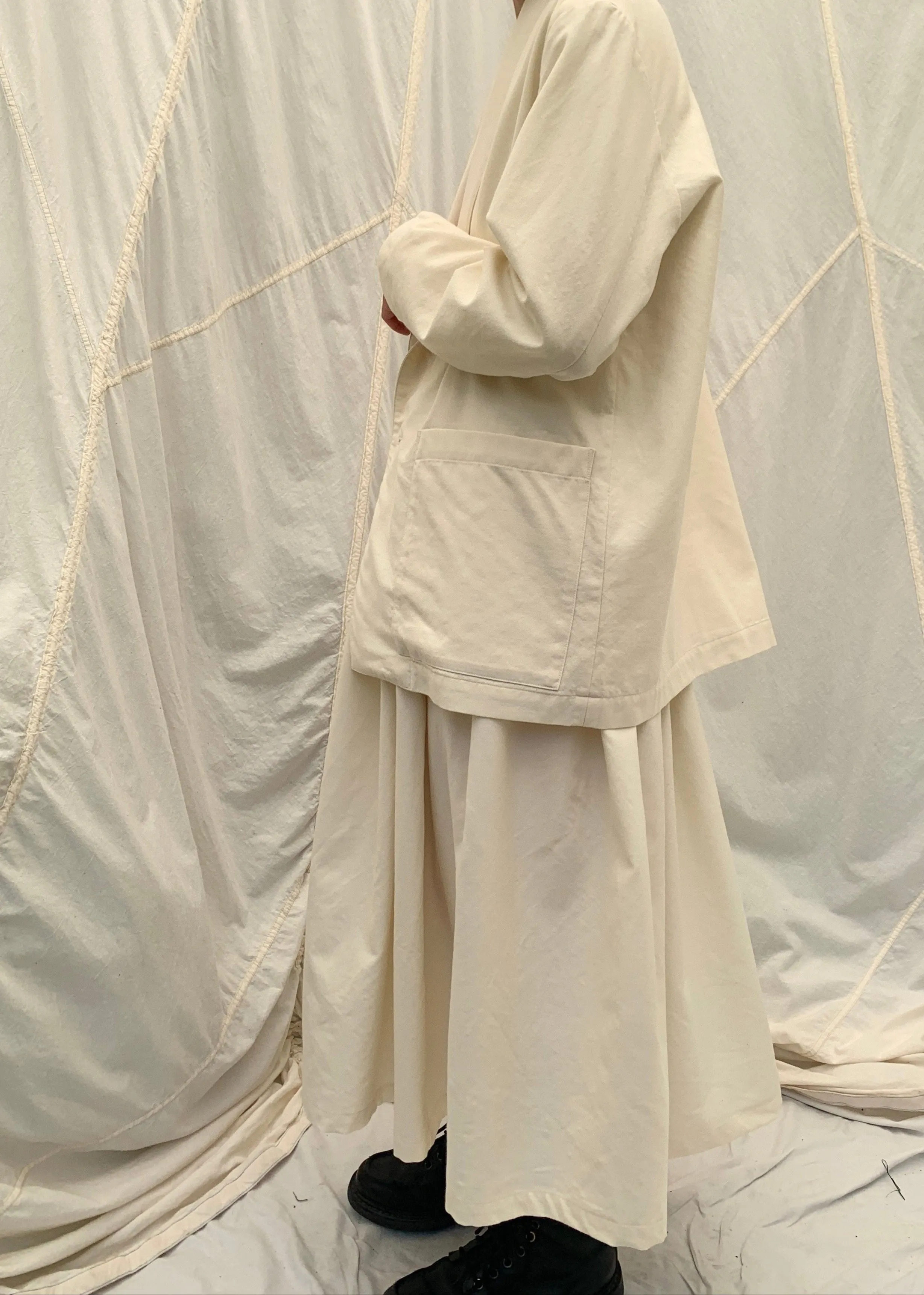 SKYE Skirt | Natural Wool
